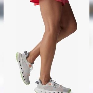 Women's White and Gray Sneakers